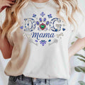 Sparkling Blue "Dog Mama" Jeweled Graphic Tee